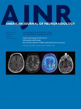American Journal of Neuroradiology: 37 (2)
