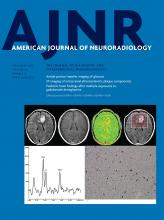 American Journal of Neuroradiology: 38 (9)